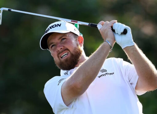 Shane Lowry swings his club